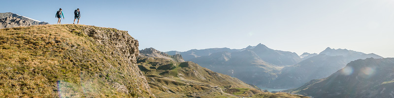 Randonnée dans le parc naturel de la vanoise au départ de Tignes