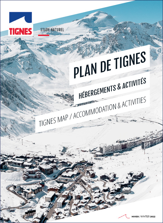 Plan de la station de Tignes