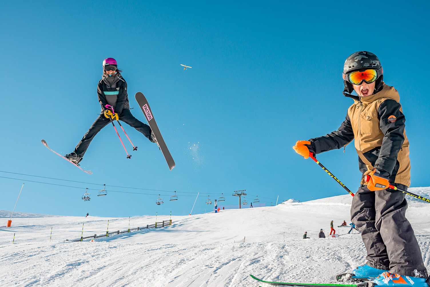 Le ski en famille à Tignes