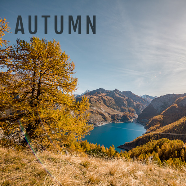 Autumn season in the mountains - Tignes