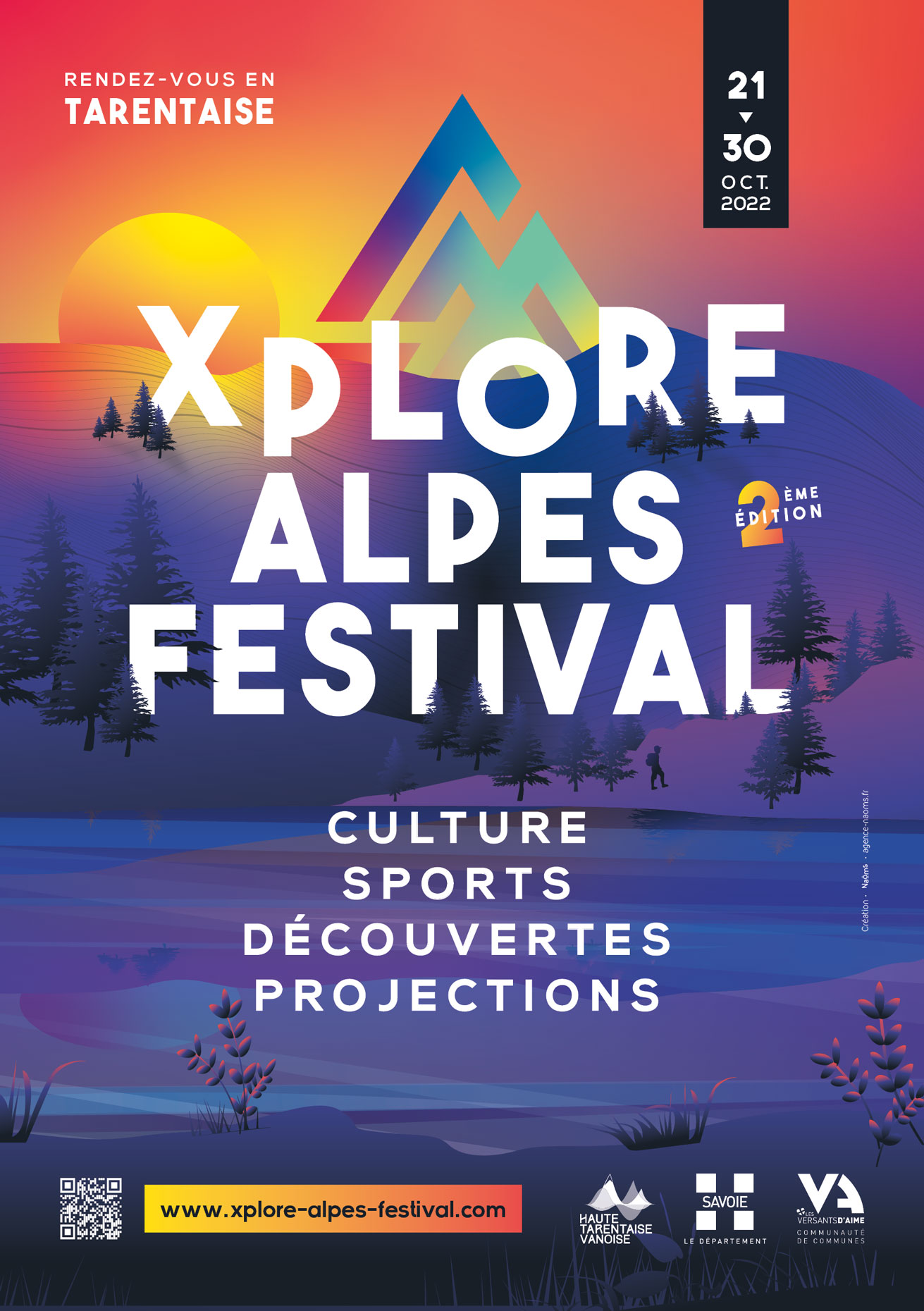 Affiche Xplore Alpes Festival 2022