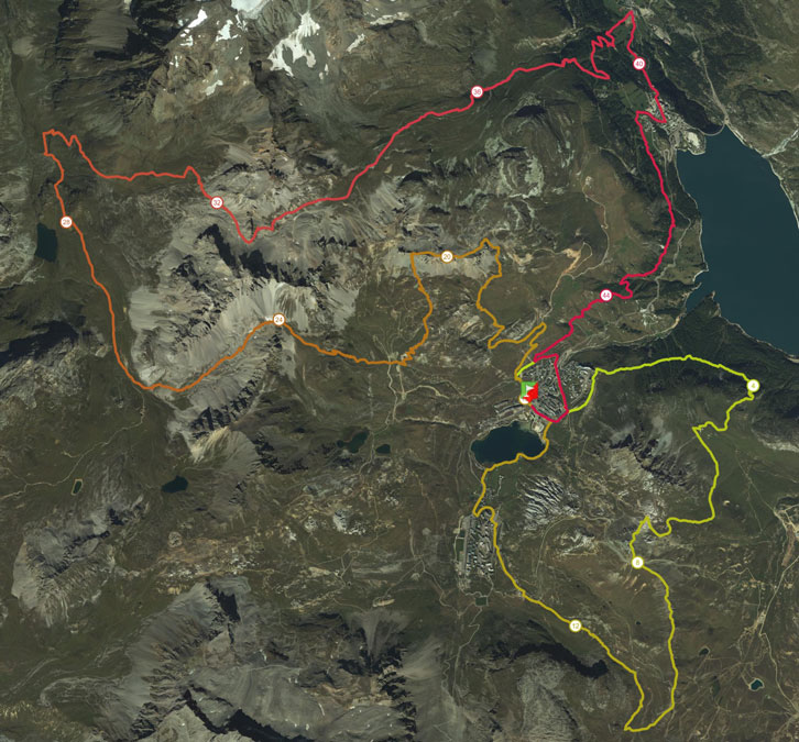 Parcours CIMALP Tignes Trail 2023 - 46km