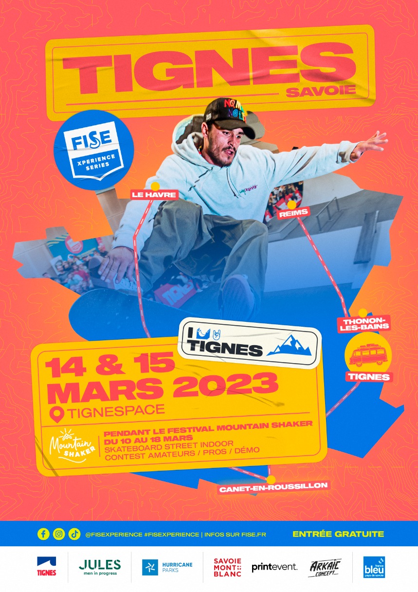 Affiche FISE Xperience Series Tignes 2023