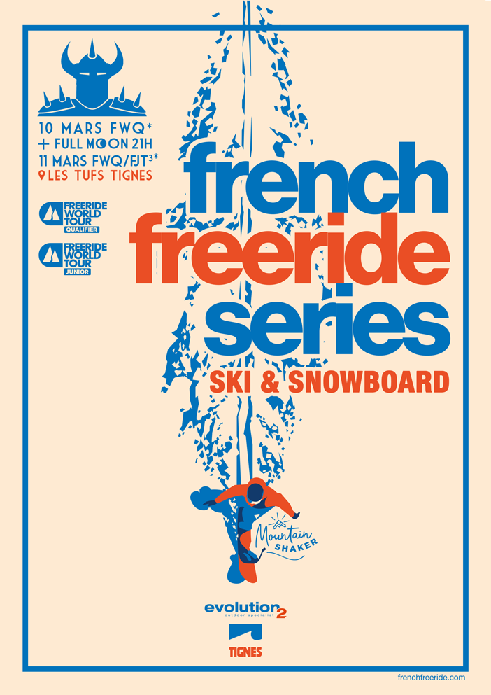 Affiche French Freeride Series Tignes 2023