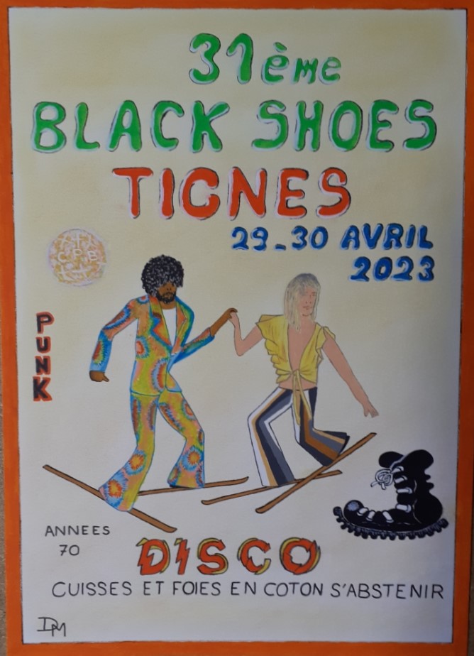 Affiche Black Shoes - Tignes 2023