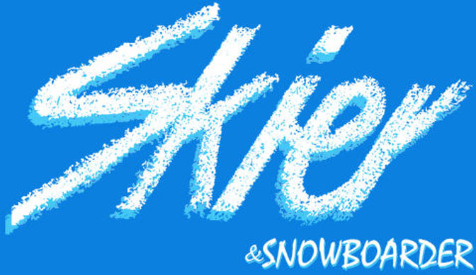 Logo Skier and snowboarder