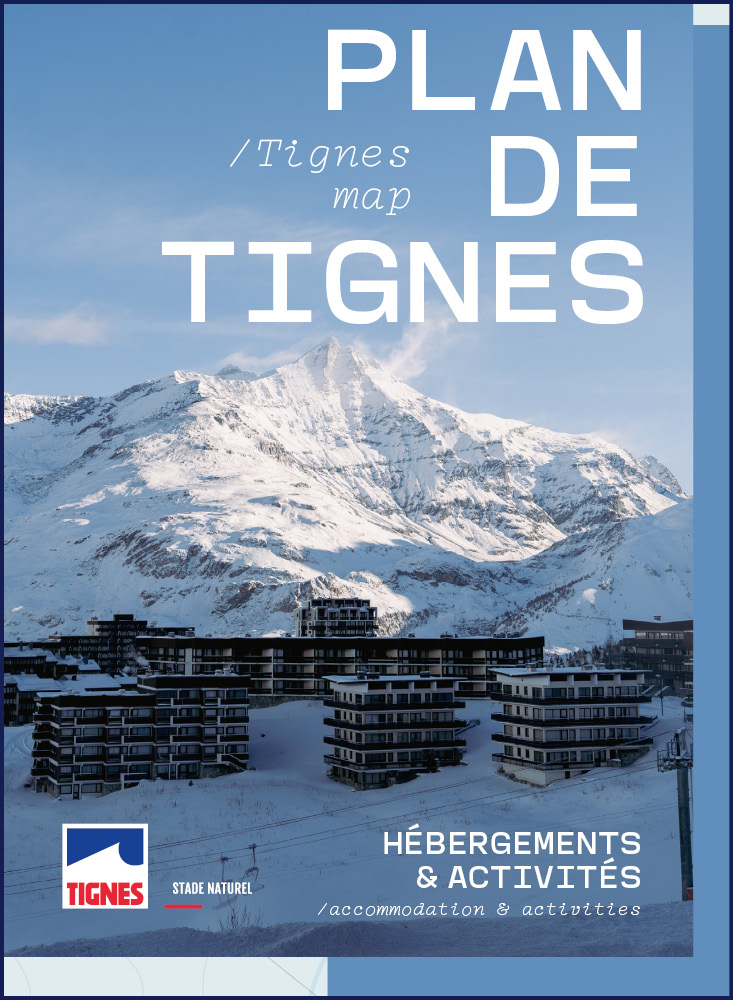 Plan de la station de Tignes