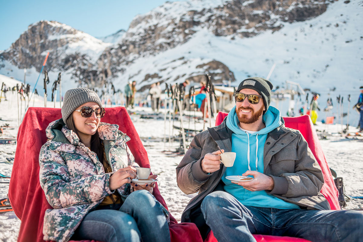 Terrasse à Tignes