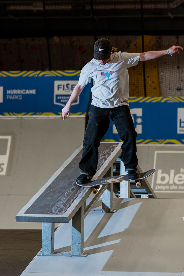 Skateur sur le FISE Xperience Series Tignes