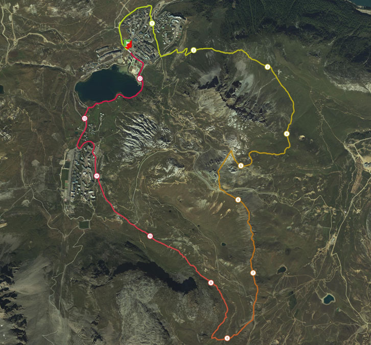 Parcours CIMALP Tignes Trail 2023 - 13km