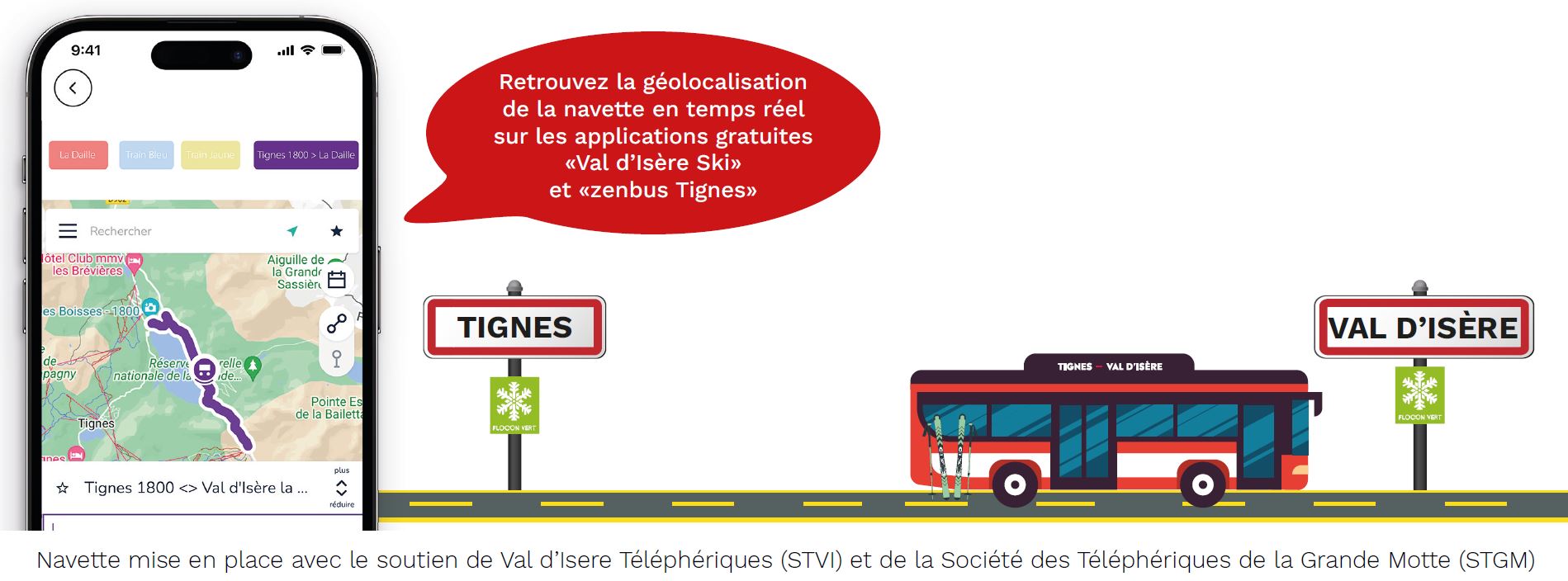 Navette Tignes - Val d'Isère