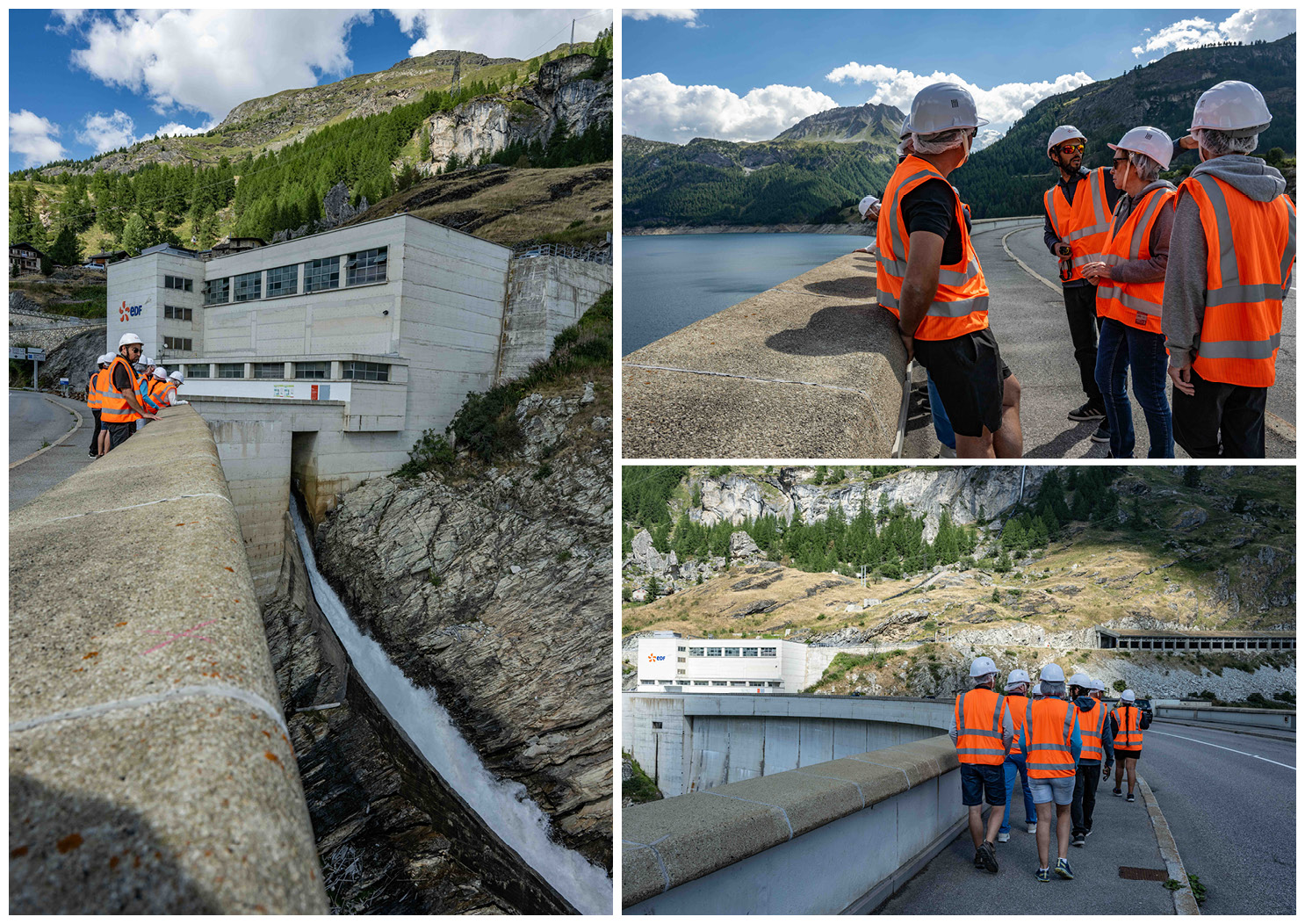 Visites du barrage de Tignes intérieur et extérieur