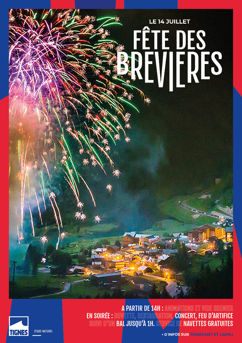 Affiche de la Fête de Tignes les Brévières 2023