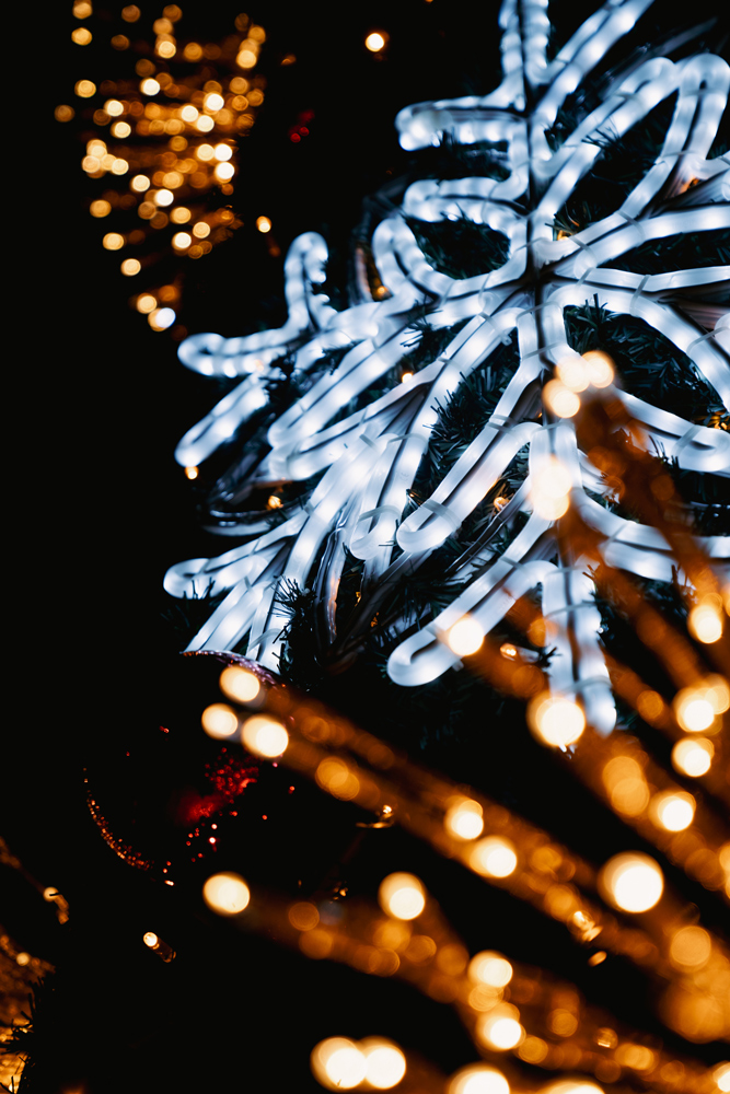 Sapin de Noël à Tignes