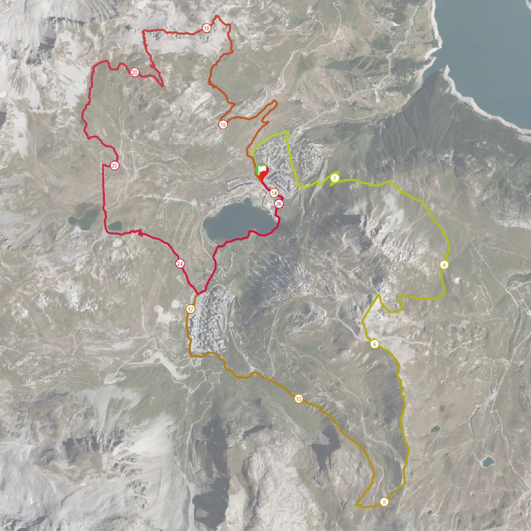 Parcours CIMALP Tignes Trail