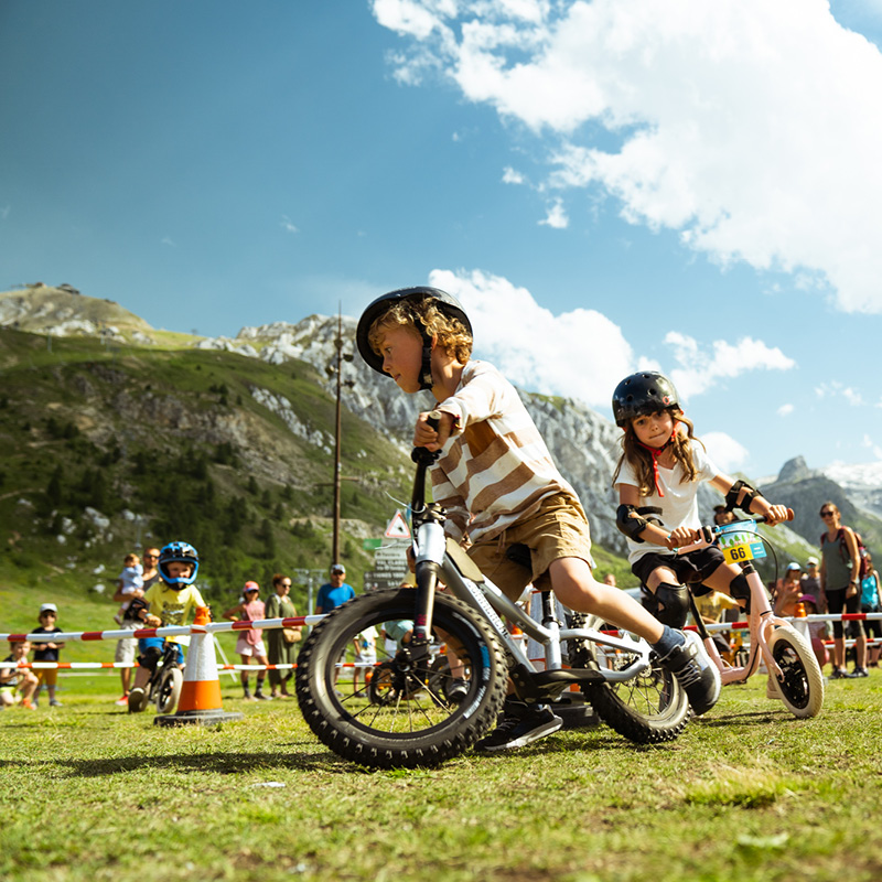 Draisiennes Kids Tour Tignes