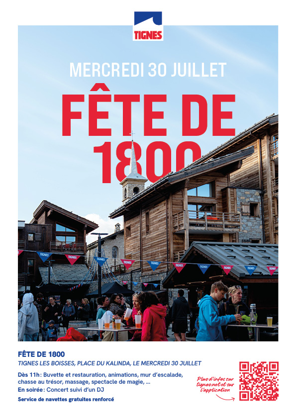 Affiche Fête de Tignes 1800