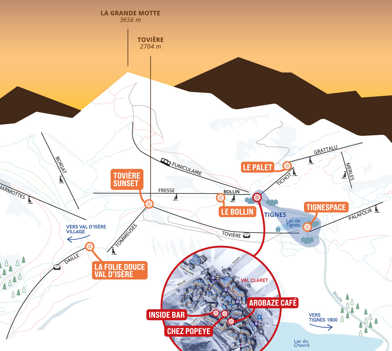 Plan artistes Festival Tignes Unlimited 2025