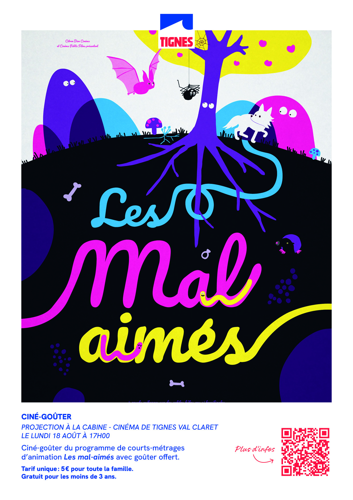 Affiche Ciné goûter de Tignes
