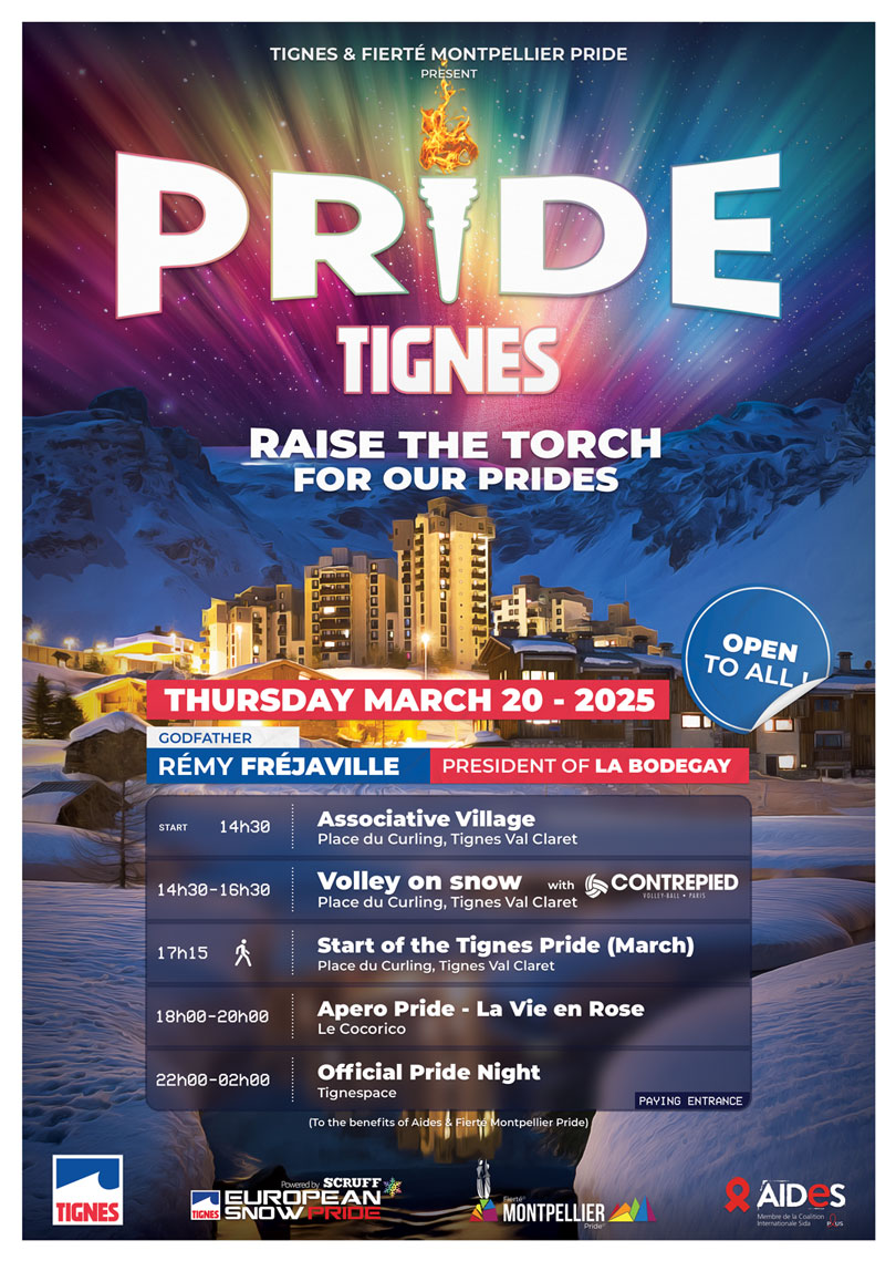 Affiche snowpride Tignes