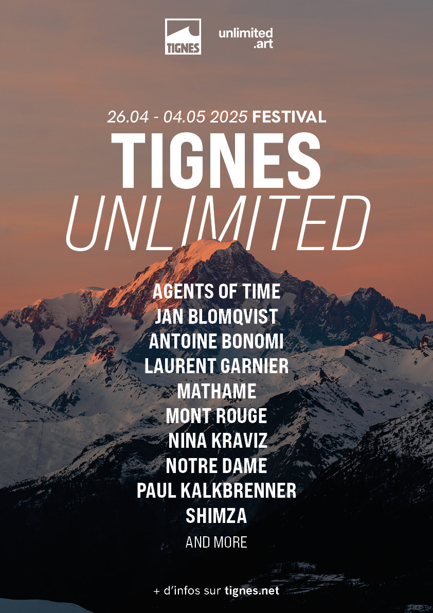 Affiche Festival Tignes Unlimited 2025