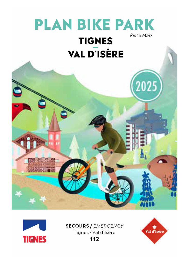 Plan Bike Park Tignes