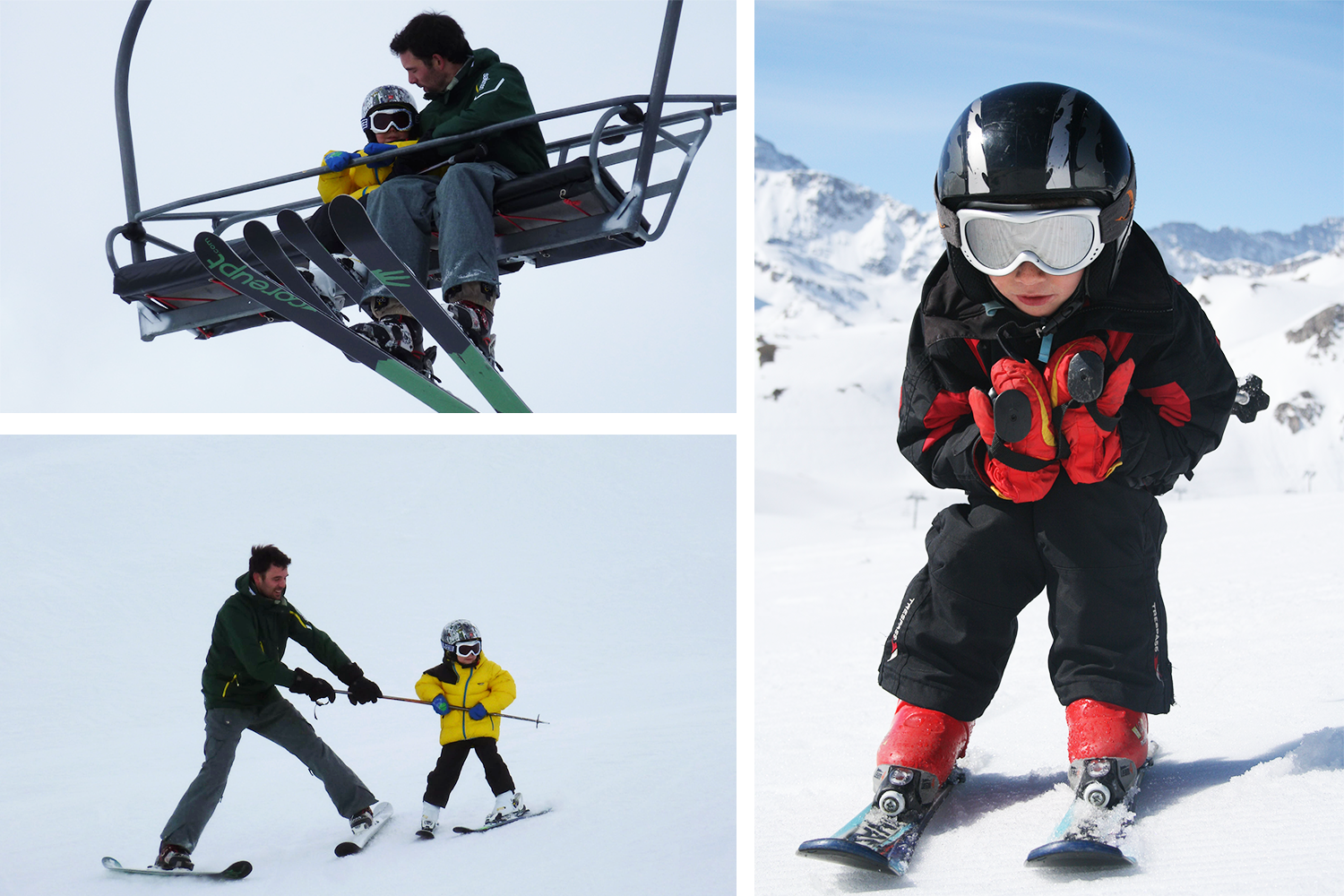 Le Vrai-Faux du ski avec les tout-petits