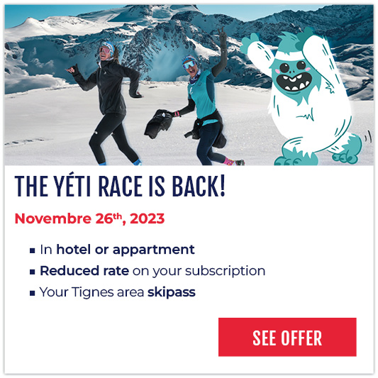 Course Yéti Race à Tignes