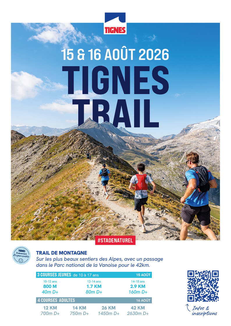 Affiche Tignes Trail 2026 Web